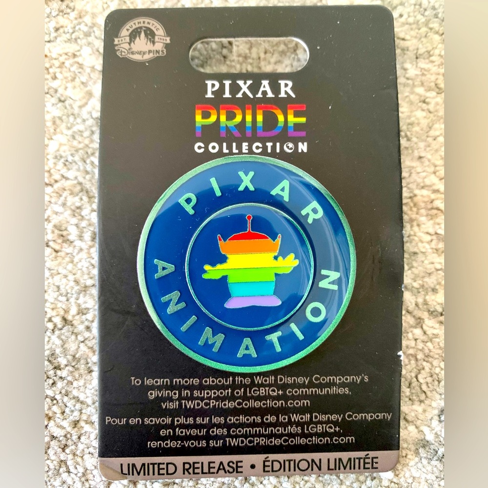 Disney Parks Pixar Toy Story Alien Pride Collection Pin NWT